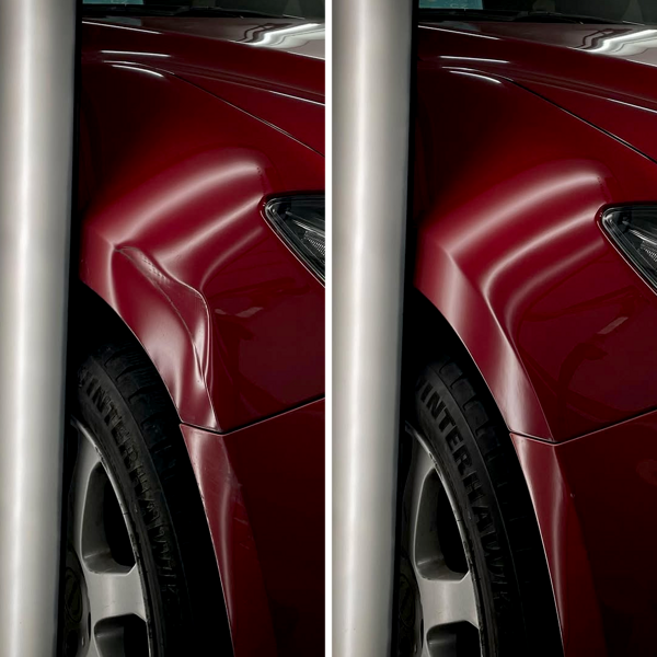 POŠKOZENÍ PŘEDNÍHO BLATNÍKU PO DROBNÉ NEHODĚ